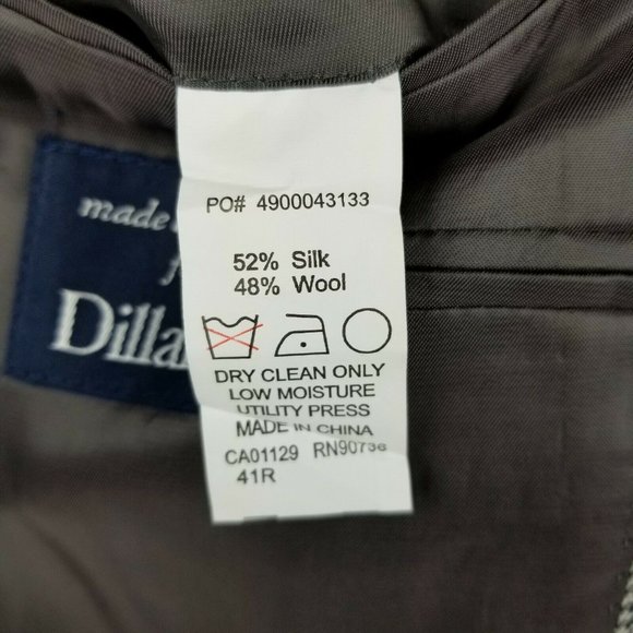 Ralph Lauren Blue Label Mens Sport Coat 41R Silk - Picture 11 of 12